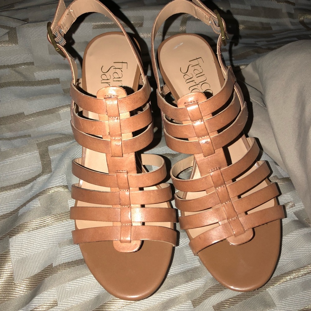 Tan Franco Sarto heels